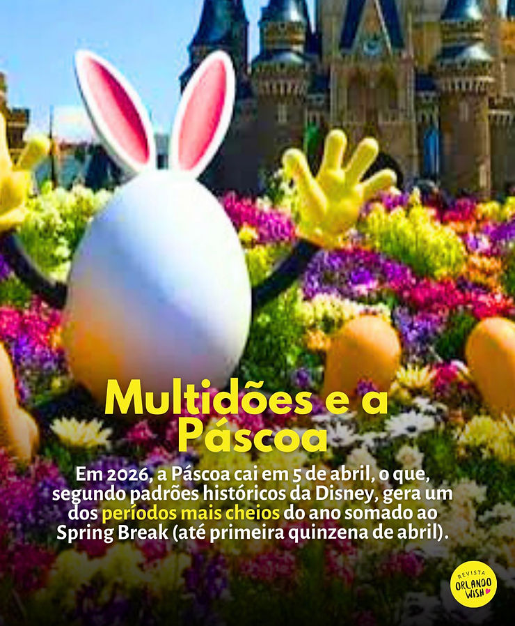 Páscoa e Spring Break em Orlando
