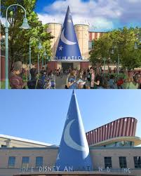 achada inspirada no estúdio original da Disney