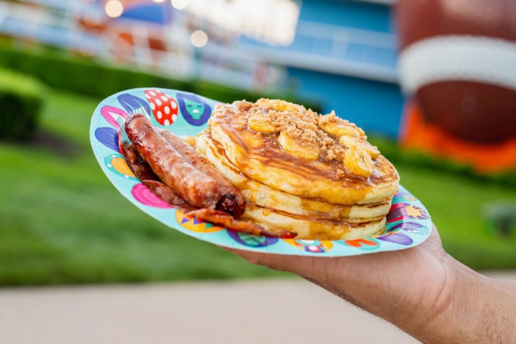 Caramel Banana Pancakes