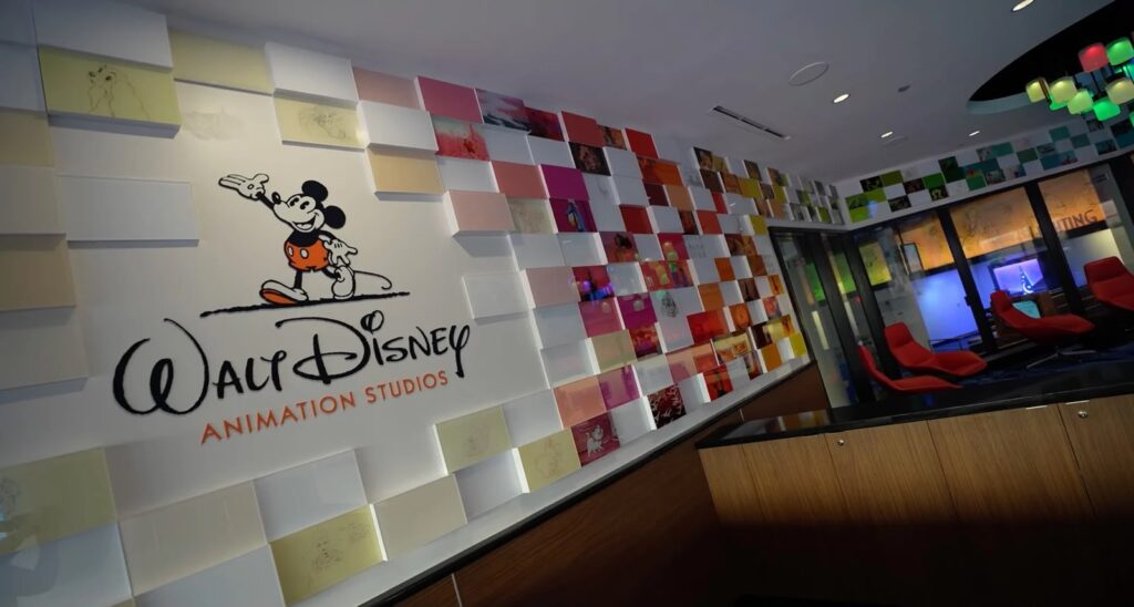 Entrada do Walt Disney Animation Studios, em Burbank