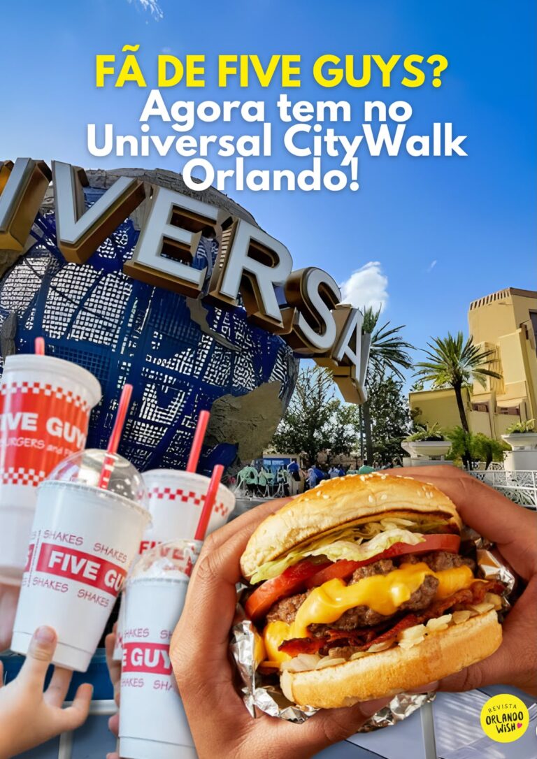 Five Guys abre no Universal CityWalk