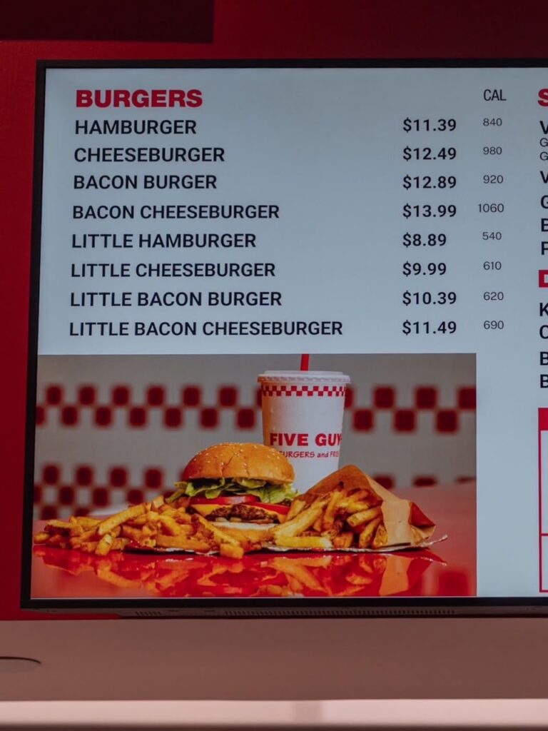 Five Guys abre no Universal CityWalk