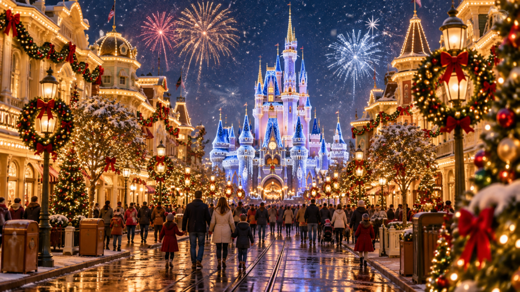 Disney anuncia novidades de Natal 2026: atrações ganham músicas especiais e festas começam em novembro no Walt Disney World