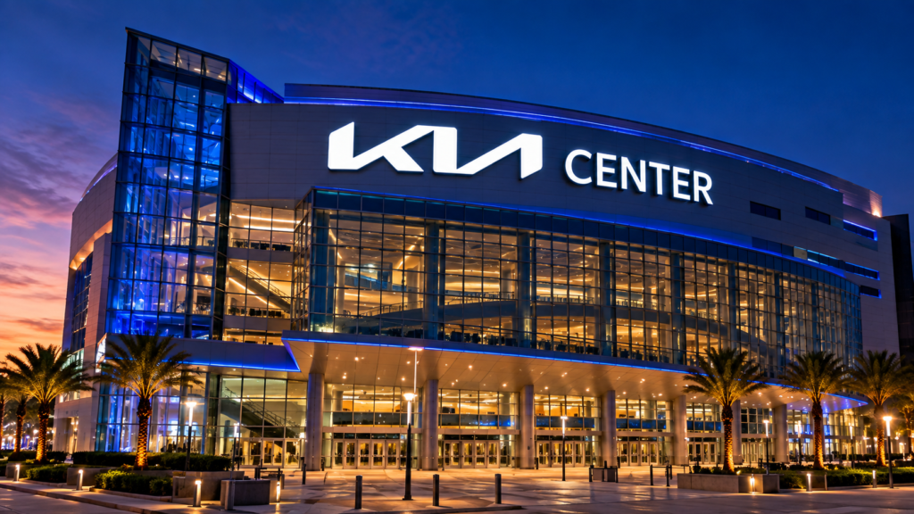 Kia Center agenda shows e jogos